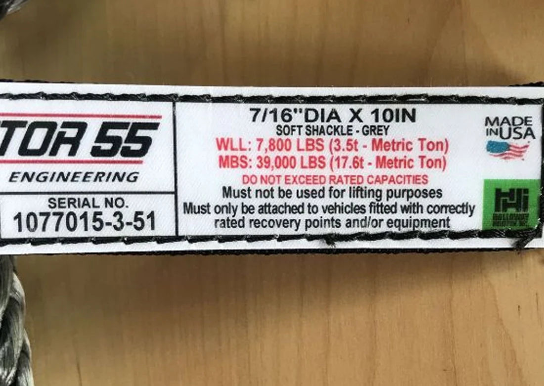 FACTOR 55 | 7/16″ Standard Duty Soft Shackle (00069)