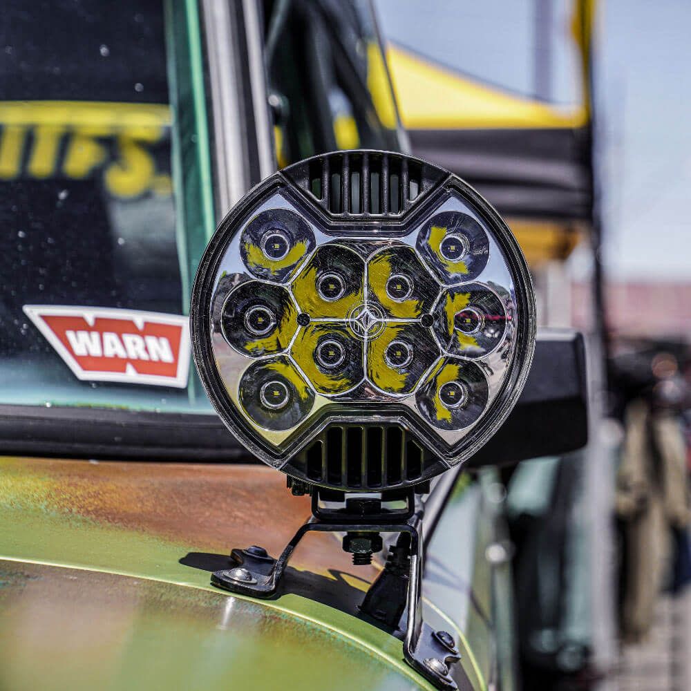 KC HILITES | 6" SlimLite LED 2 Light System 50W Spot Beam (0100)
