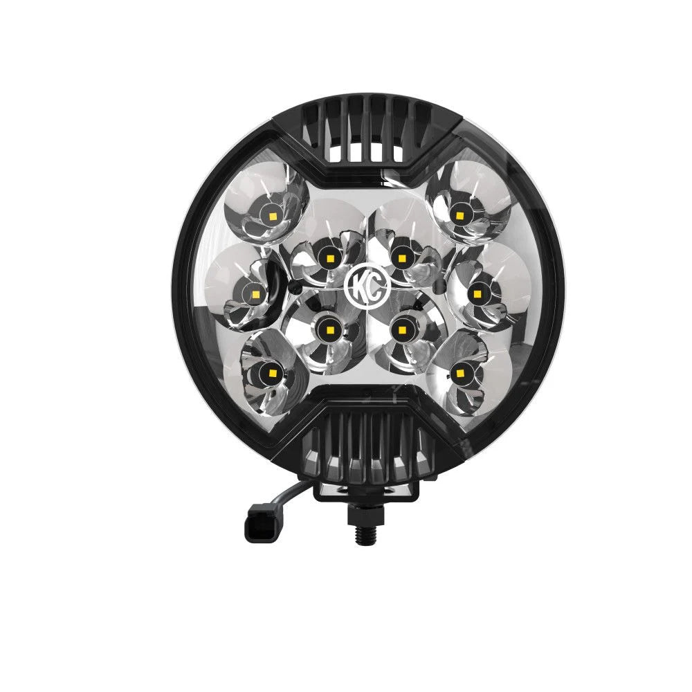 KC HILITES | 6" SlimLite LED 2 Light System 50W Spot Beam (0100)