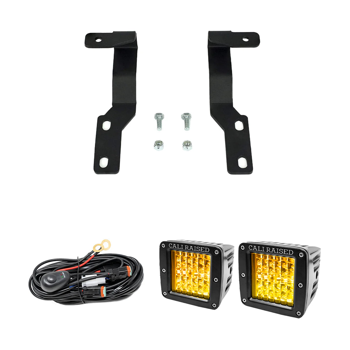 CALI RAISED | Tacoma 2nd Gen (2005-2015) Low Profile LED Ditch Lights Brackets Kit (CR2861)