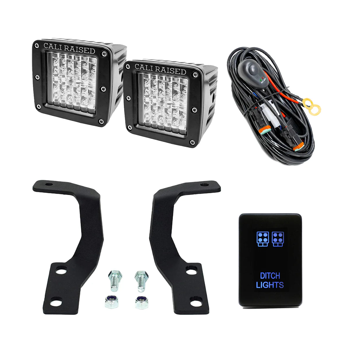 CALI RAISED | 4Runner 5th Gen (2010-2024) Low Profile LED Ditch Light Kit (CR2493)