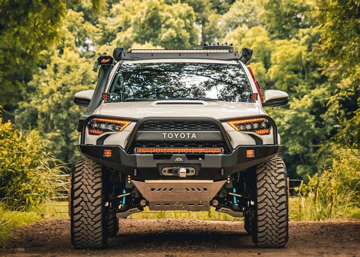 BACKWOODS ADVENTURE MODS | 4Runner 5th Gen 2010-2024 Hi-Lite Overland Front Bumper Bull Bar (BWT4R5-103FGBBB)