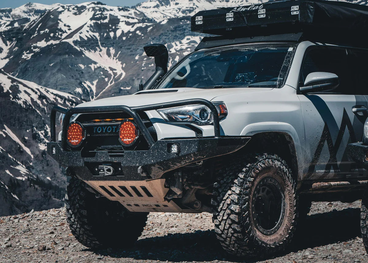 BACKWOODS ADVENTURE MODS | 4Runner 5th Gen 2010-2024 Hi-Lite Overland Front Bumper Bull Bar (BWT4R5-103FGBBB)