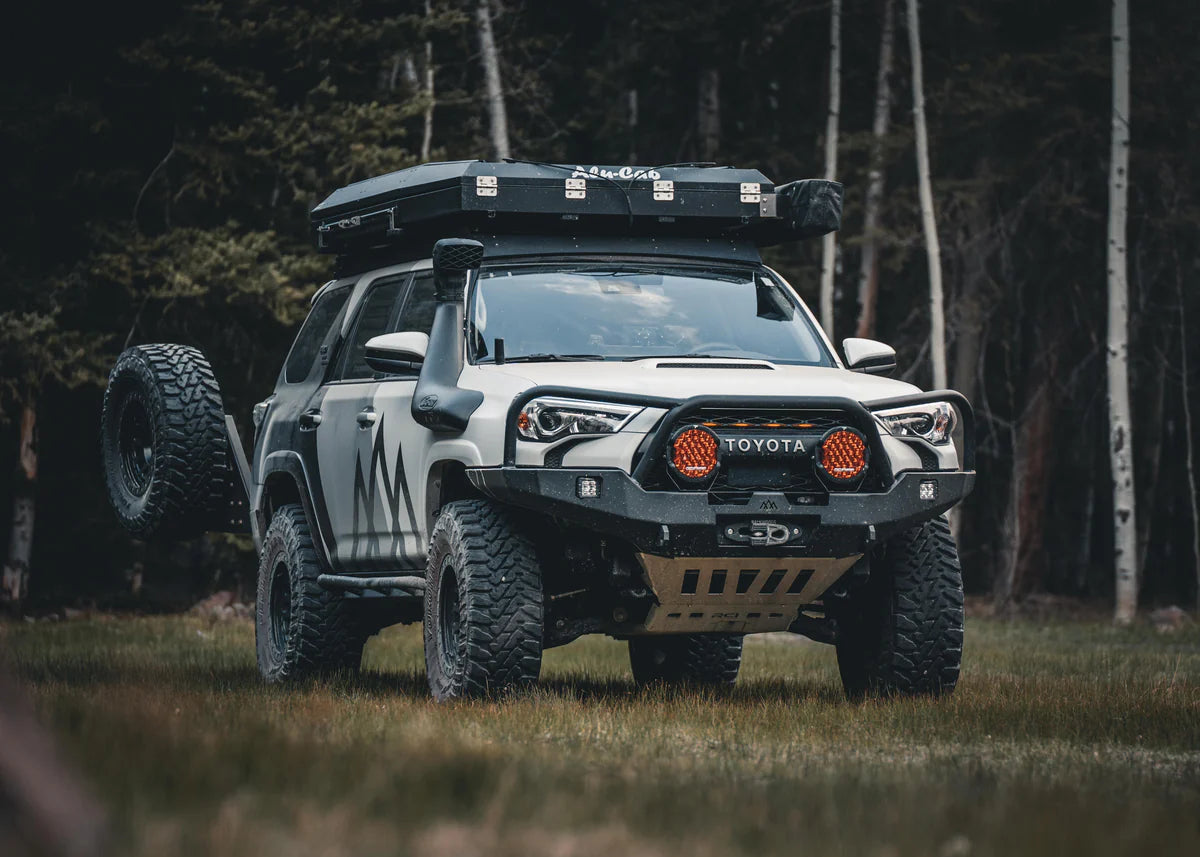 BACKWOODS ADVENTURE MODS | 4Runner 5th Gen 2010-2024 Hi-Lite Overland Front Bumper Bull Bar (BWT4R5-103FGBBB)
