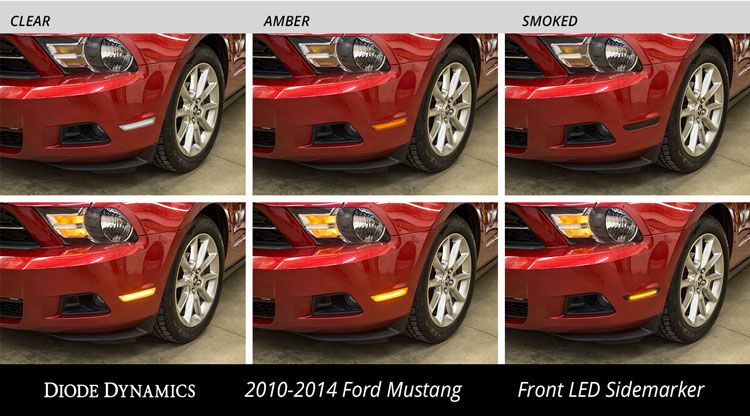 DIODE DYNAMICS | Ford Mustang 2010-2014 LED Sidemarkers (Set)