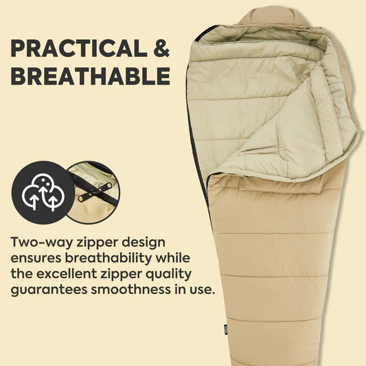 ICECO | All Season 4 People Camping Tent With 10°F Sleeping Bag