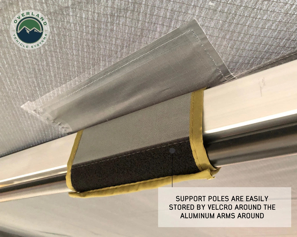 OVERLAND VEHICLE SYSTEMS | Nomadic LT 270 Awning & Wall 1, 2, & Mounting Brackets Driver Side (19579907)