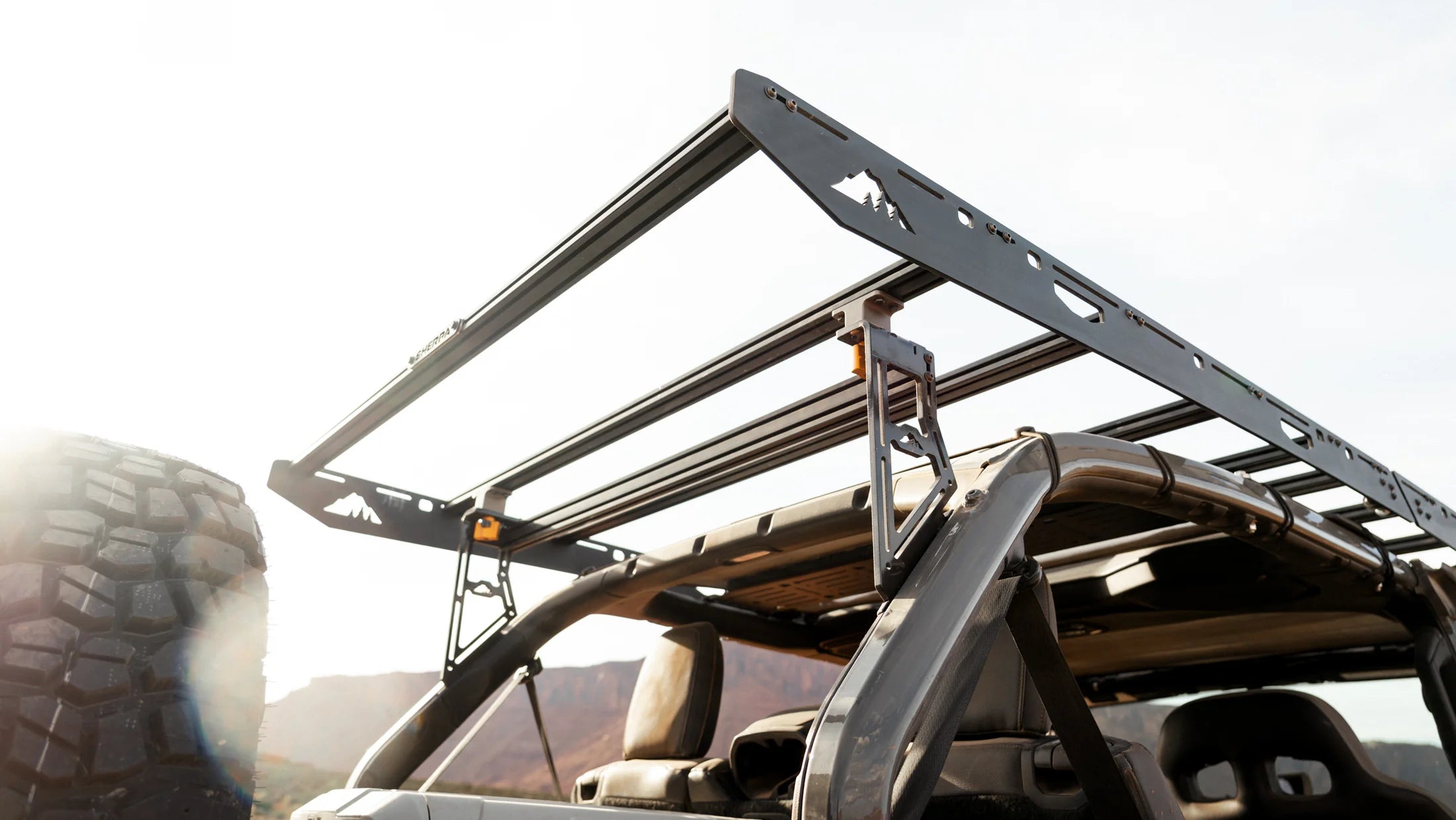 SHERPA EQUIPMENT | Jeep Wrangler JLU (2018-2026) The Jeep Wrangler JLU QDHD Roof Rack (172844)