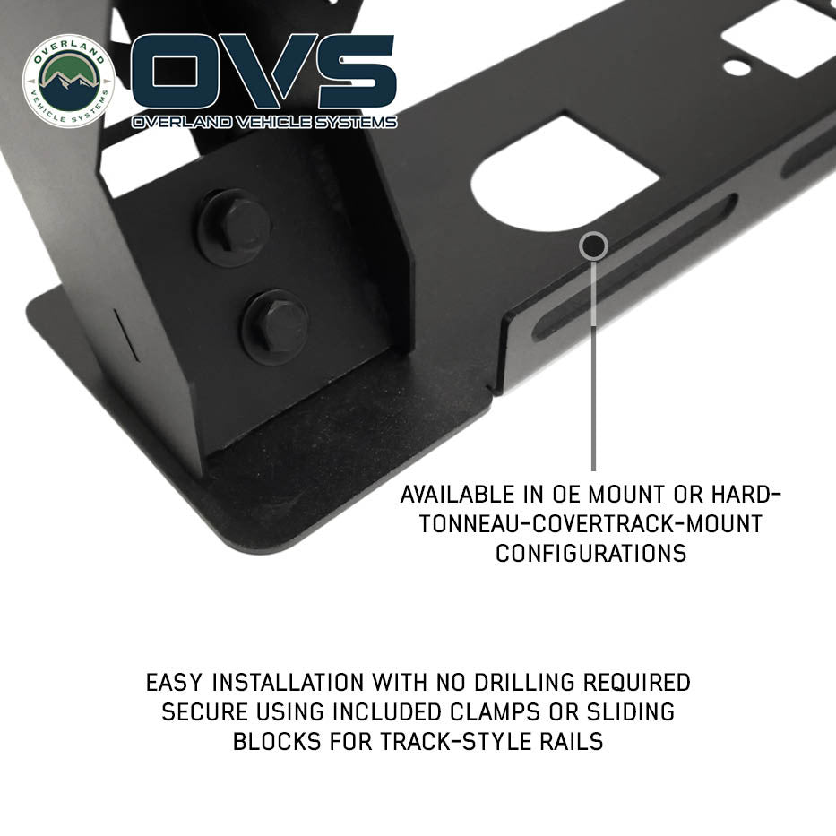 OVERLAND VEHICLE SYSTEMS | Chevrolet Colorado / GMC Canyon (2015-2022) Ruff Rax Bed Rack 5 ft - Modular Storage System (2090113)