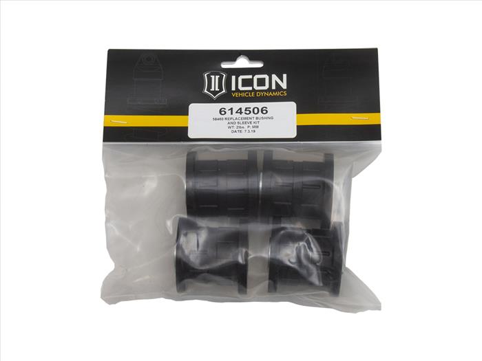 ICON VEHICLE DYNAMICS | Tundra 3rd & 2nd Gen & Sequoia 2007-2021 Upper Control Arm Part Numbers 58460 and 58460DJ Replacement Bushing & Sleeve Kit (614506)