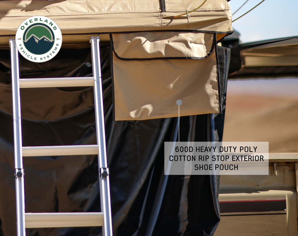 OVERLAND VEHICLE SYSTEMS | TMBK 3 Person Roof Top Tent With Green Rain Fly (18119933)