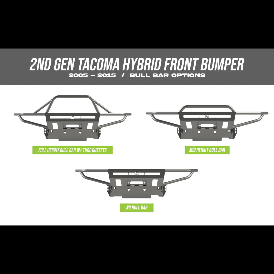 C4 FABRICATION | Tacoma 2nd Gen Hybrid Front Bumper Without Wider Bumper