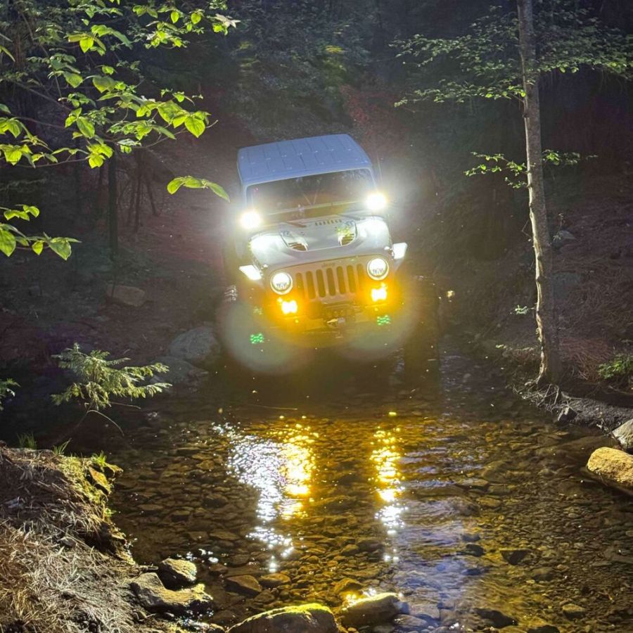 KC HILITES | SlimLite 6" Light Shield - Spread Beam - Amber (5122)