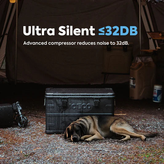 ICECO | 37QT APL35-Black Ultralight Dual Zone Aluminum Freezer