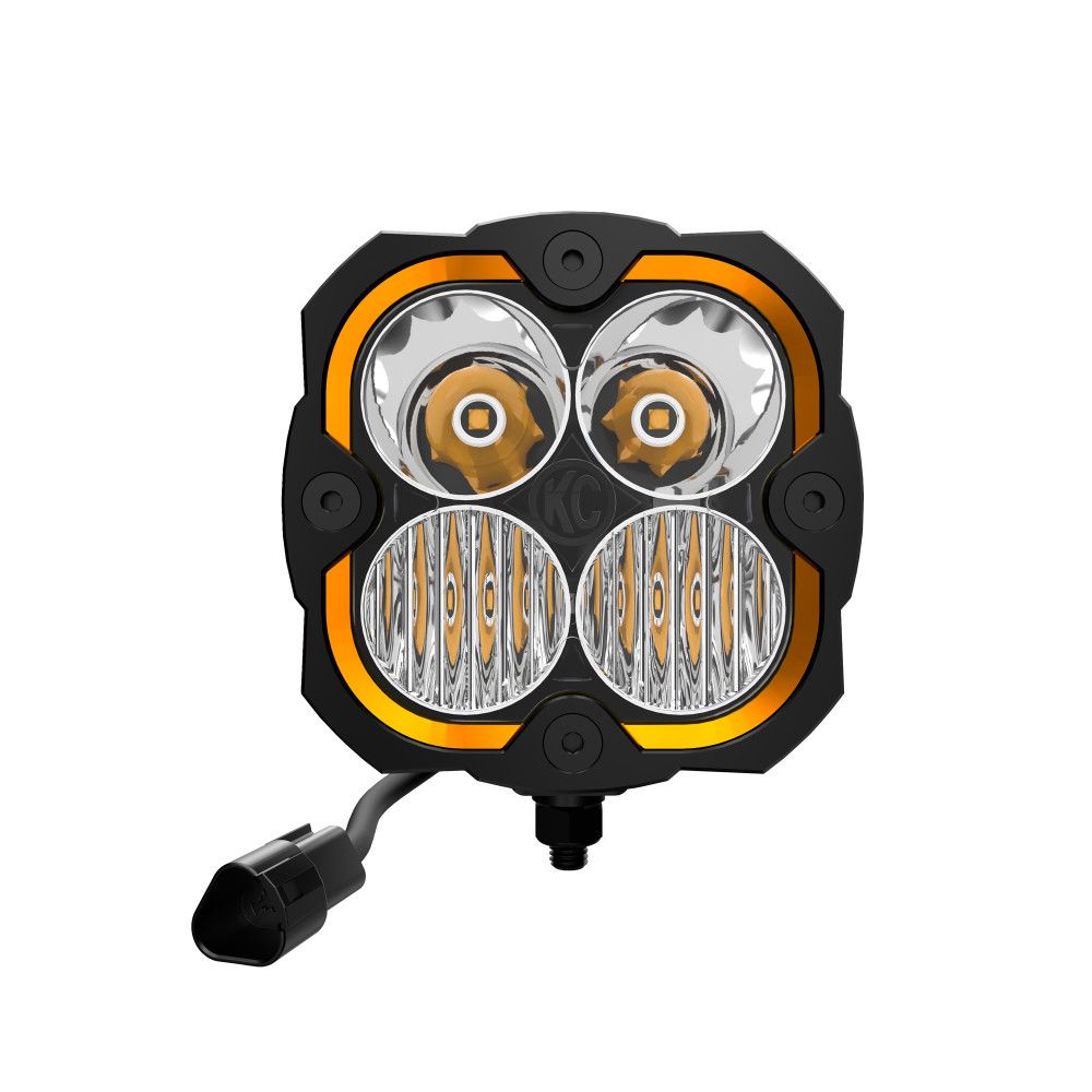 KC HILITES | FLEX ERA 4 Single Master LED Light Pod Kit (1289)