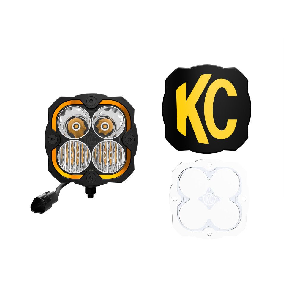 KC HILITES | FLEX ERA 4 Single Master LED Light Pod Kit (1289)