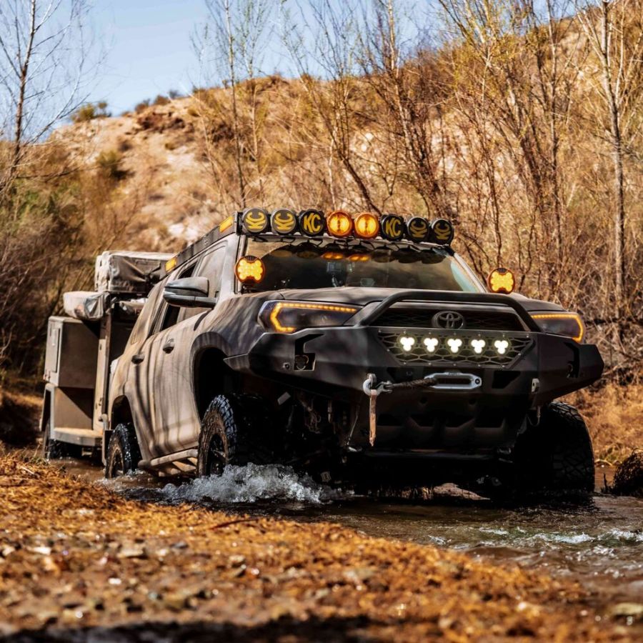 KC HILITES | Bracket Set - Pillar / Ditch Mount - Pair - for 10-24 4Runner (73500)