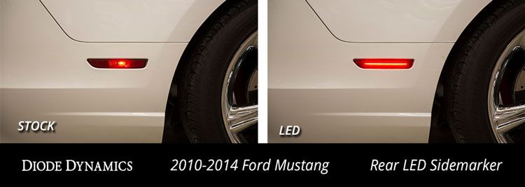 DIODE DYNAMICS | Ford Mustang 2010-2014 LED Sidemarkers (Set)