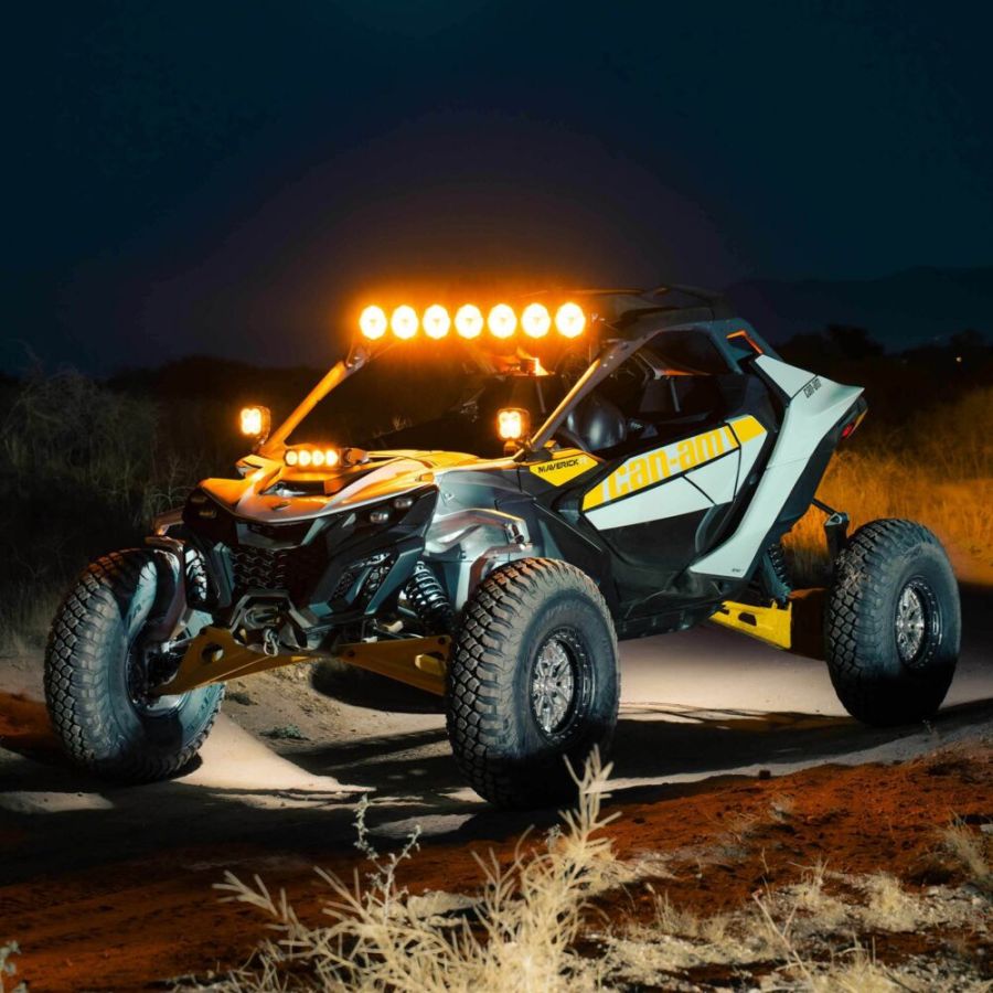 KC HILITES | Can-Am Maverick R Shock Tower Mount (10" FLEX ERA LED) 2024-2025 (7361)