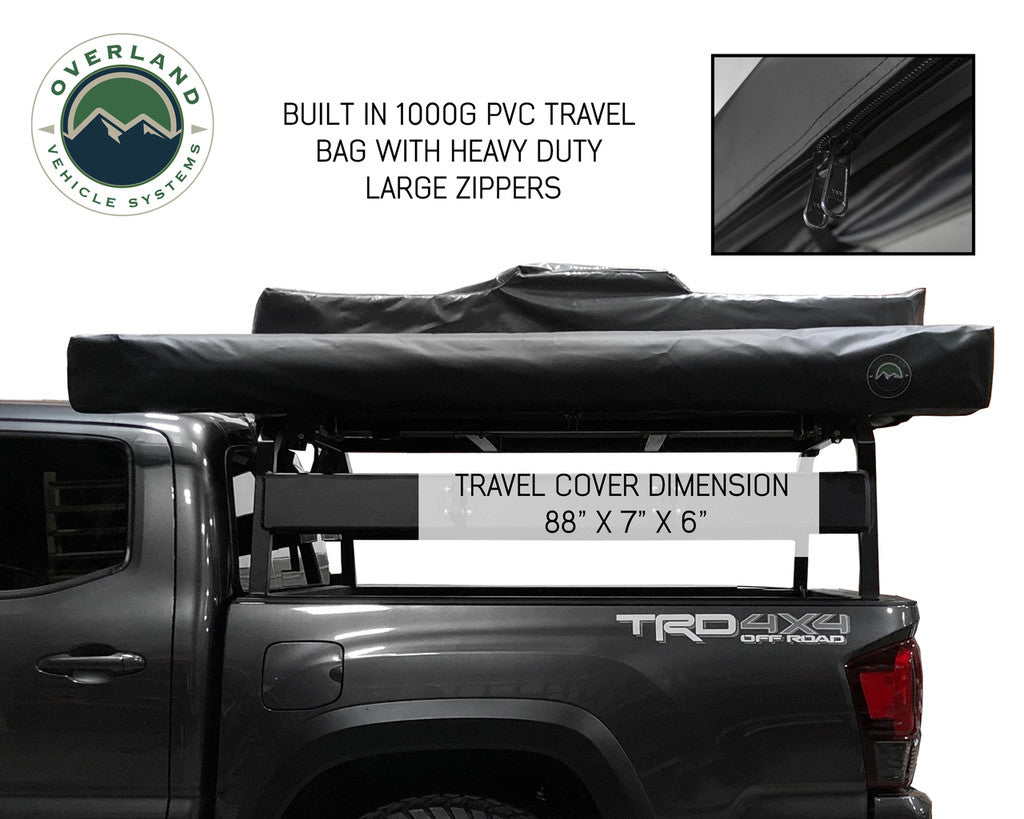OVERLAND VEHICLE SYSTEMS | 180 Awning with Bracket Kit for Mid High Roofline Vans (19609908)