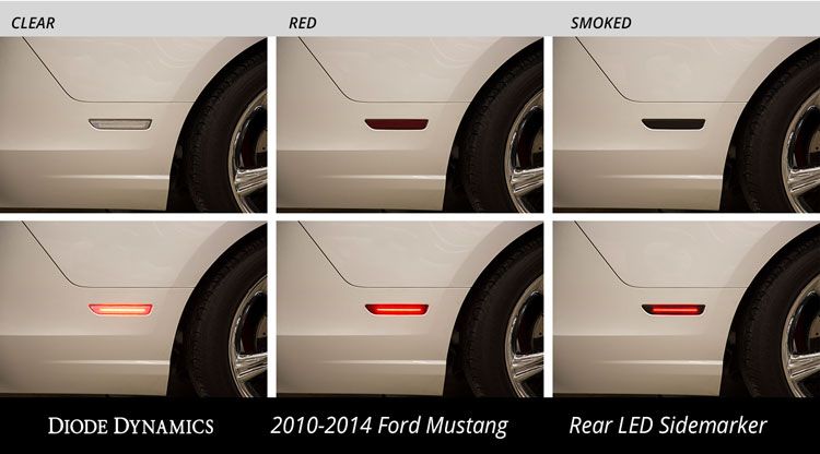 DIODE DYNAMICS | Ford Mustang 2010-2014 LED Sidemarkers (Set)