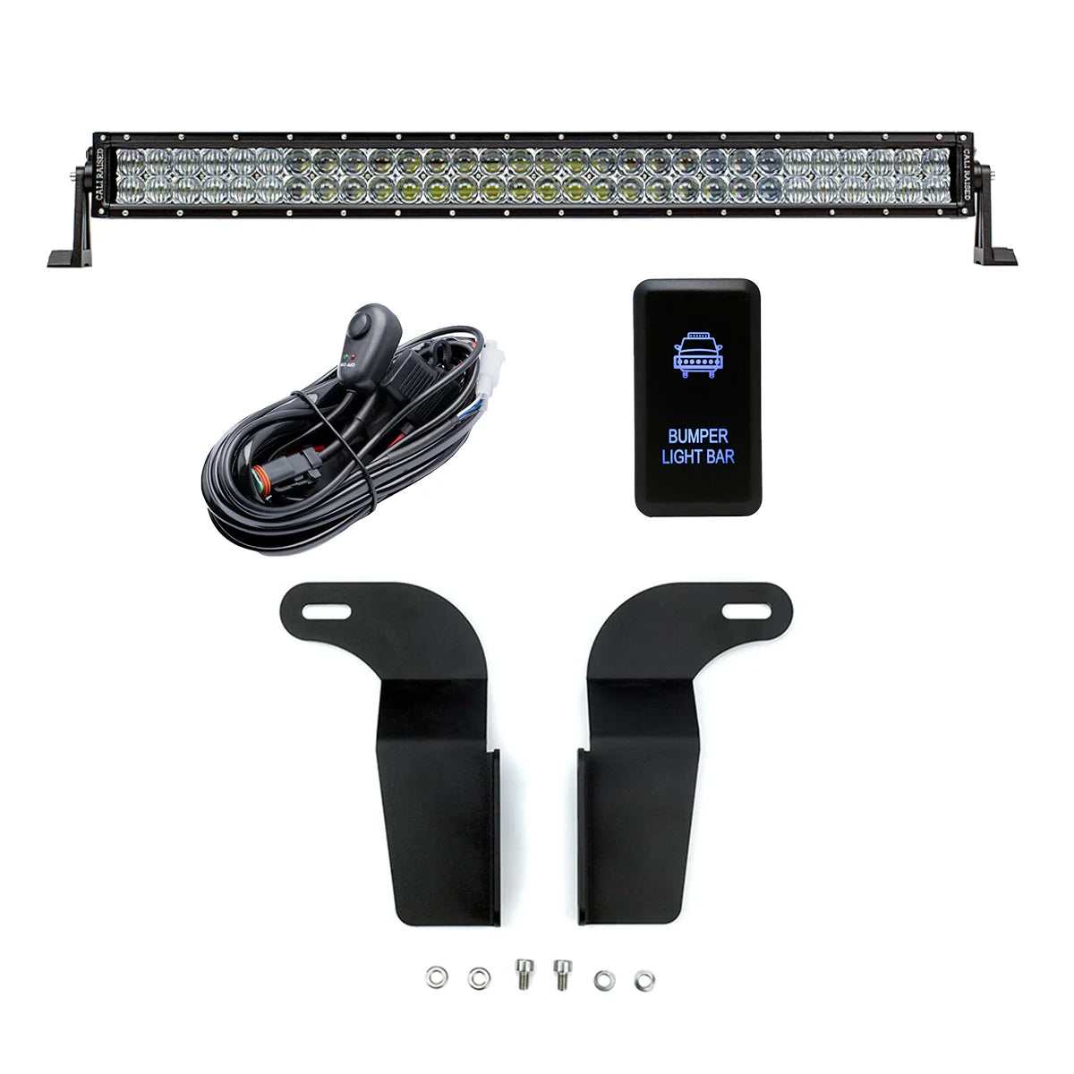 CALI RAISED | Tacoma 2nd Gen (2005-2015) 32" Lower Bumper Hidden LED Light Bar Kit (CR2467)