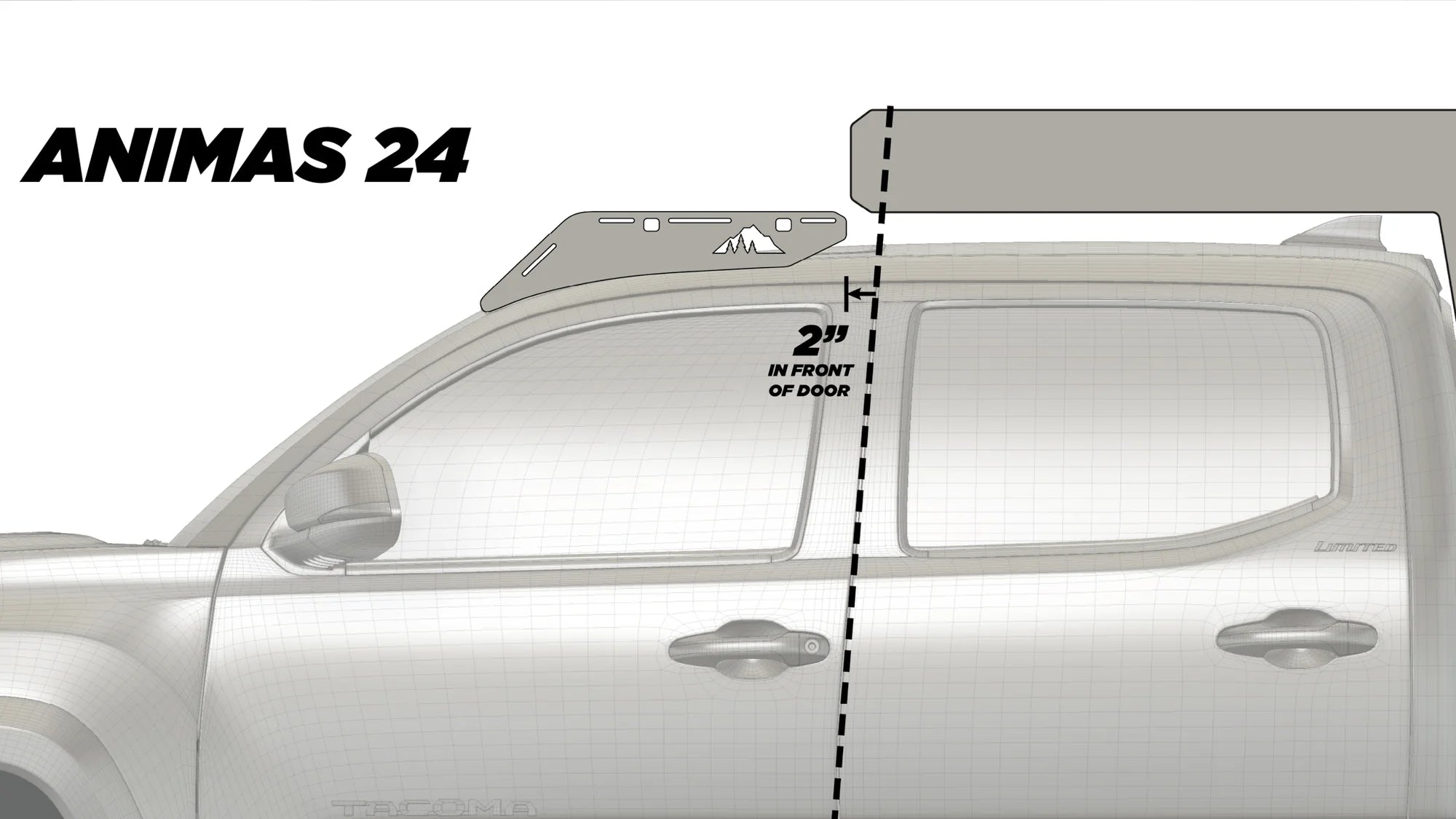 SHERPA EQUIPMENT | Tacoma 3rd & 2nd Gen 2005-2023 The Animas Camper Rack (196844)