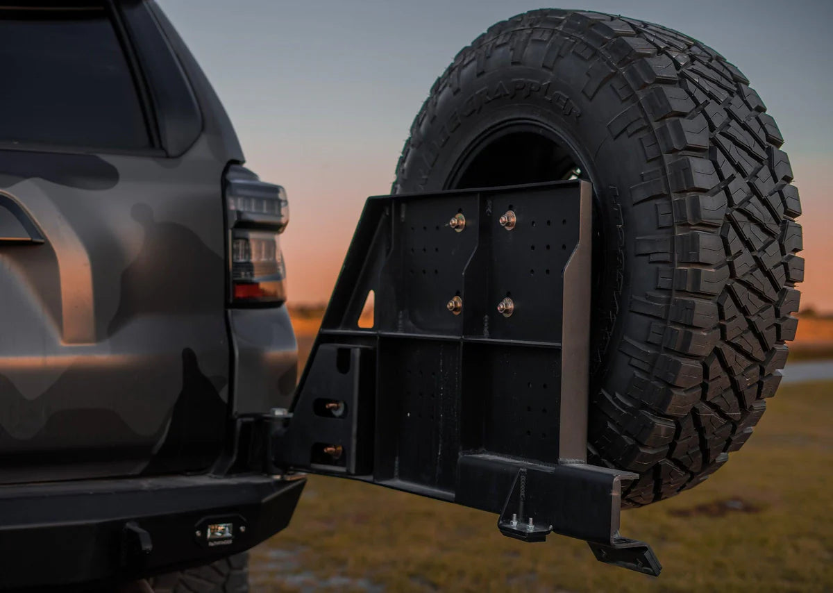 BACKWOODS ADVENTURE MODS | 4Runner 5th Gen 2014-On Hi-Lite High Clearance Dual Swing Out Rear Bumper (BWT4R5-209155B)