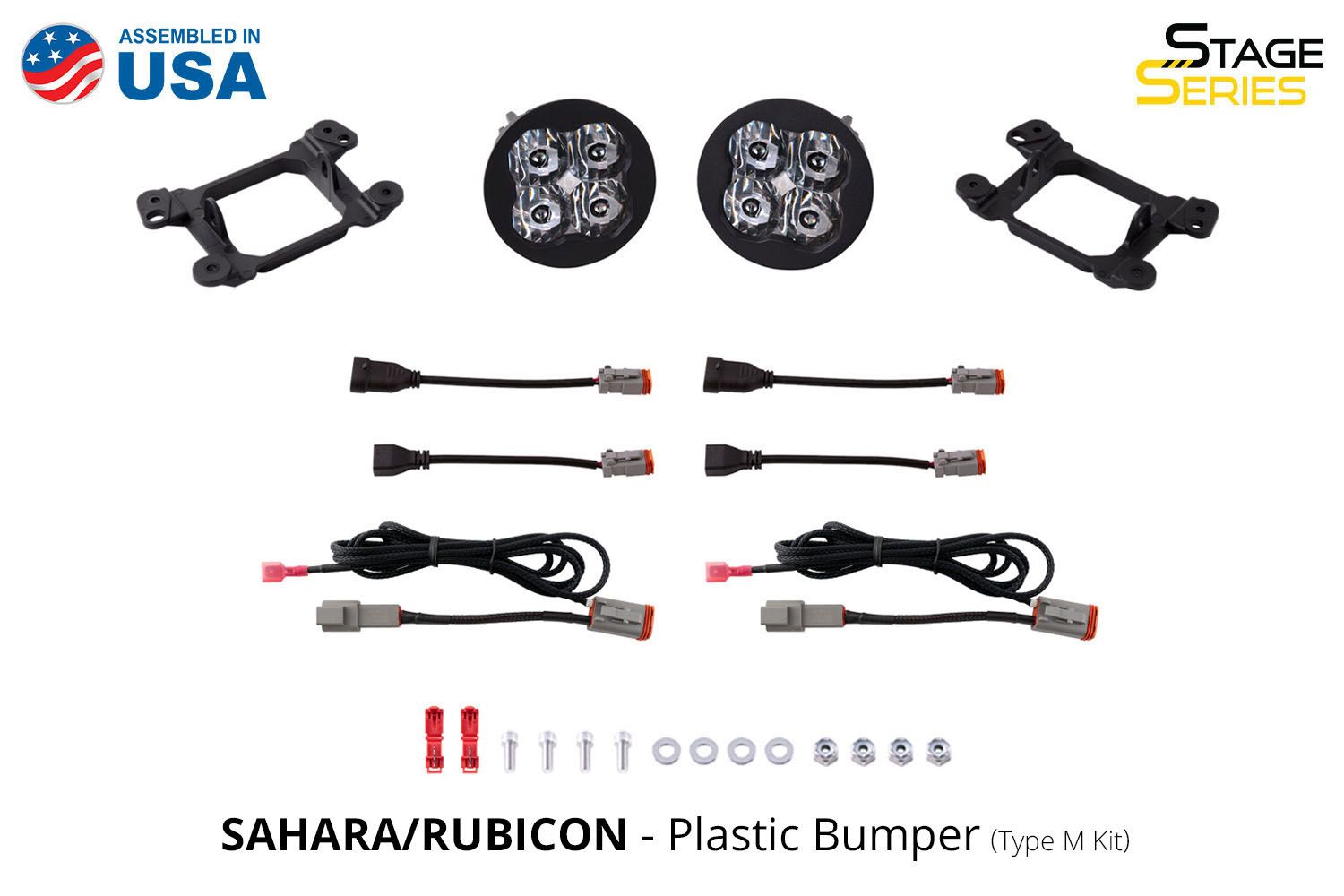 DIODE DYNAMICS | Jeep JL Wrangler 2018-2024 SS3 LED Fog Light Kit