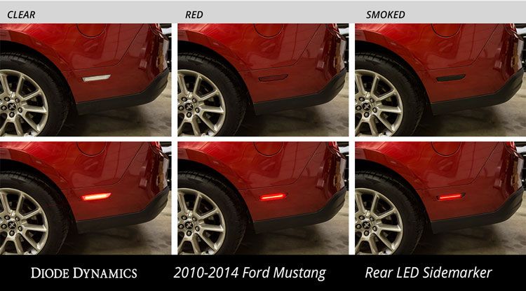 DIODE DYNAMICS | Ford Mustang 2010-2014 LED Sidemarkers (Set)