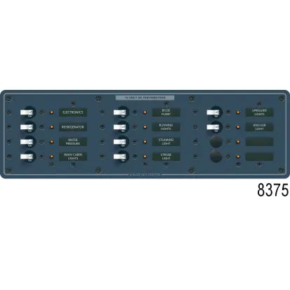 BLUE SEA SYSTEMS | Circuit Breaker Panel DC 12 Position (159479)
