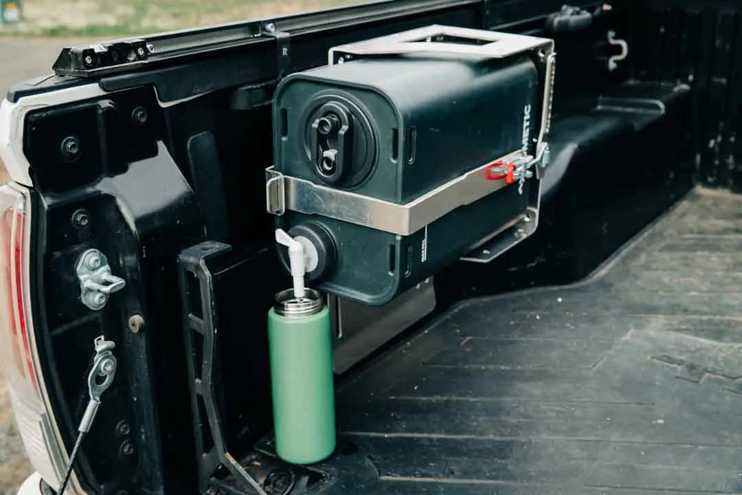 BELLFAB | Tacoma 3rd Gen (2016 - Present) Bed Rail Adapter Plate For Dometic Water Jug Mount