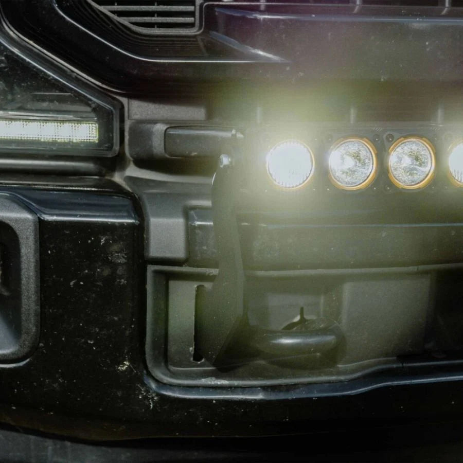 KC HILITES | Light Bar Mount for 40" FLEX ERA LED Light Bar - Front Bumper - GEN4-5 17-24 Ford Super Duty (7354)