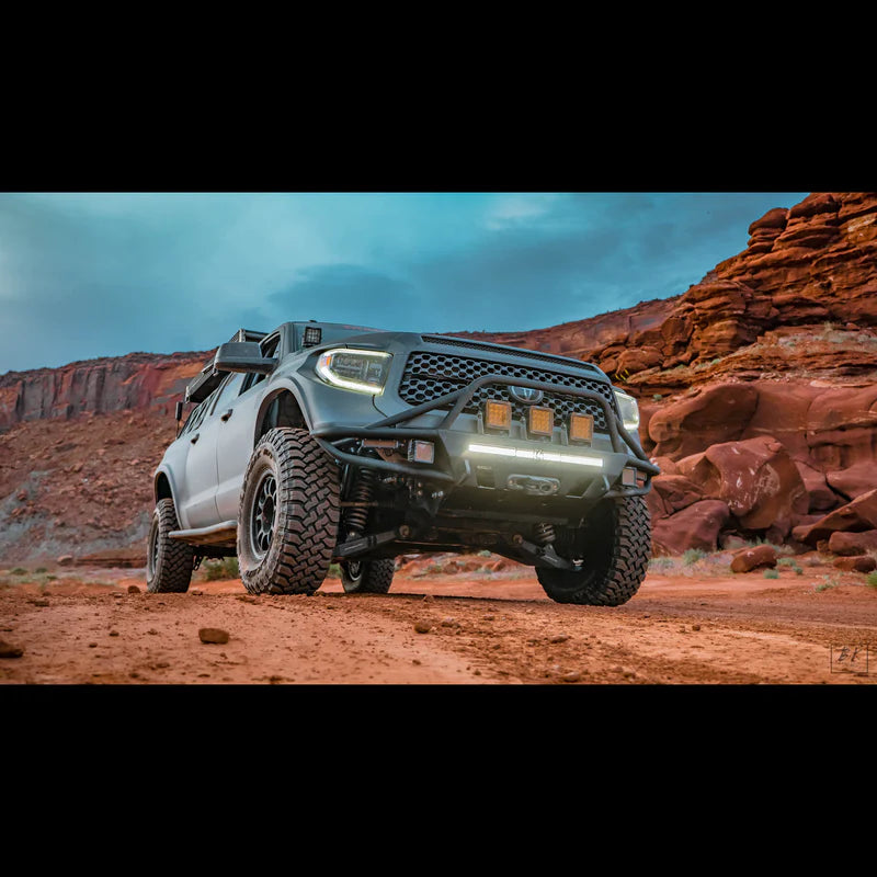 C4 FABRICATION | Tundra 2nd Gen Hybrid Front Bumper 2nd Gen w/o Parking Sensors w/ Wider Bumper