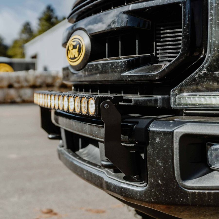 KC HILITES | Light Bar Mount for 40" FLEX ERA LED Light Bar - Front Bumper - GEN4-5 17-24 Ford Super Duty (7354)