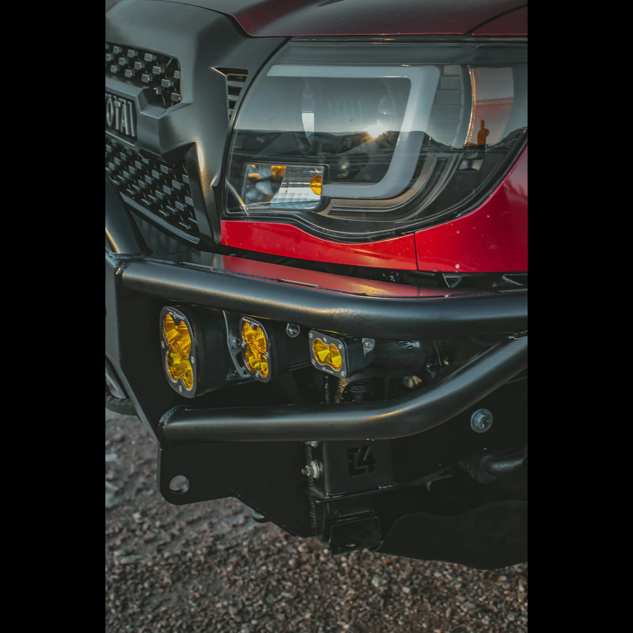 C4 FABRICATION | Tacoma 2nd Gen Hybrid Front Bumper Without Wider Bumper