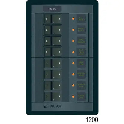 BLUE SEA SYSTEMS | 360 Panel System DC Breakers 8 Positions (189565)