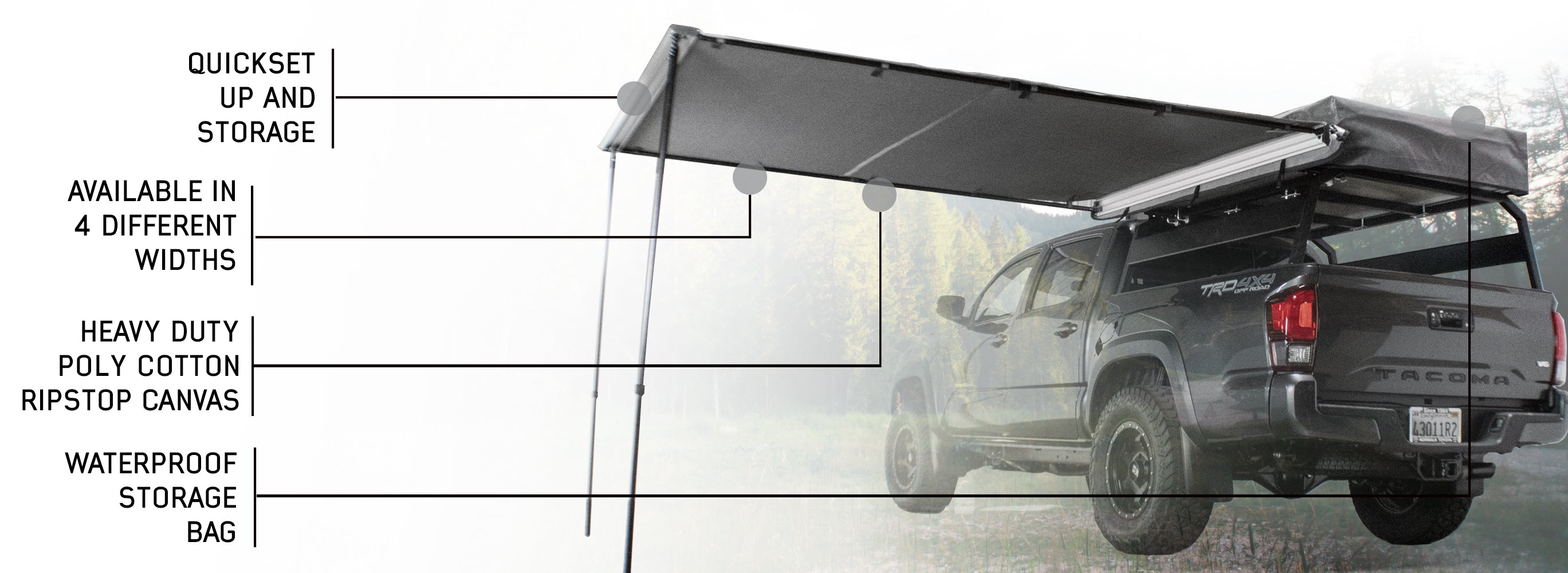 OVERLAND VEHICLE SYSTEMS | Nomadic Awning 2.5 8.0 (18059909)