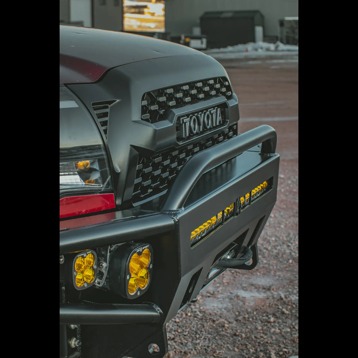 C4 FABRICATION | Tacoma 2nd Gen Hybrid Front Bumper Without Wider Bumper