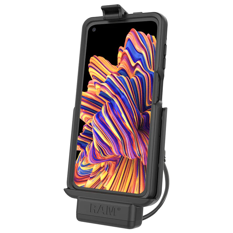 RAM MOUNTS | RAM Powered Dock for Samsung XCover Pro with OtterBox uniVERSE