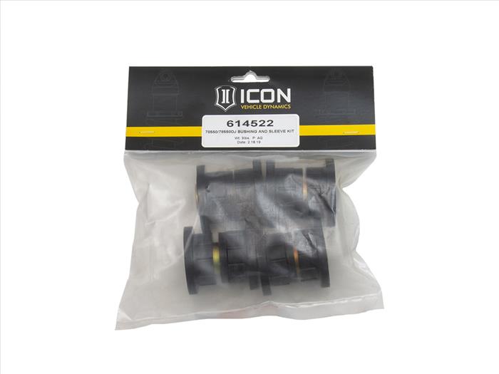 ICON VEHICLE DYNAMICS | 78550 & 78550DJ Upper Control Arm Replacement Bushing And Sleeve Kit (614522)