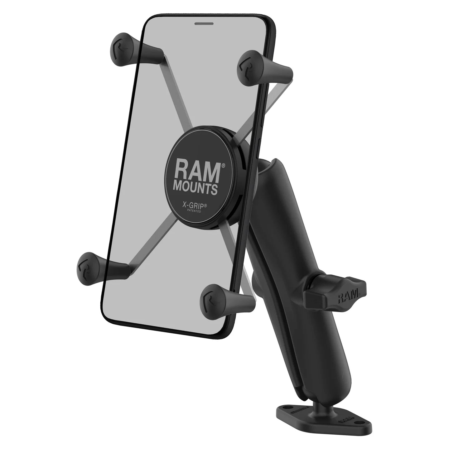 RAM MOUNTS | RAM X-Grip Large Phone Mount with Diamond Base - Long Arm
