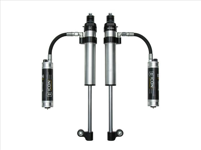 ICON VEHICLE DYNAMICS | Tacoma 3rd & 2nd Gen 2005-2023 Rear 2.5 RXT Remote Reservoir with CDCV Shocks Pair (57826CP)