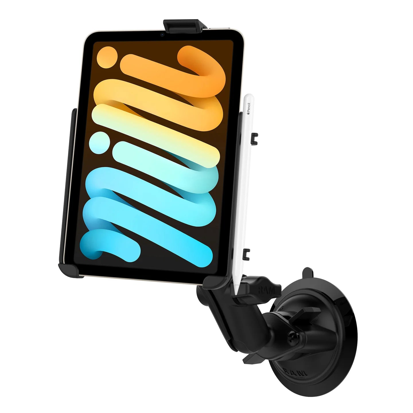 RAM MOUNTS | RAM Twist-Lock Suction Cup Mount for iPad mini (A17 Pro) & mini 6