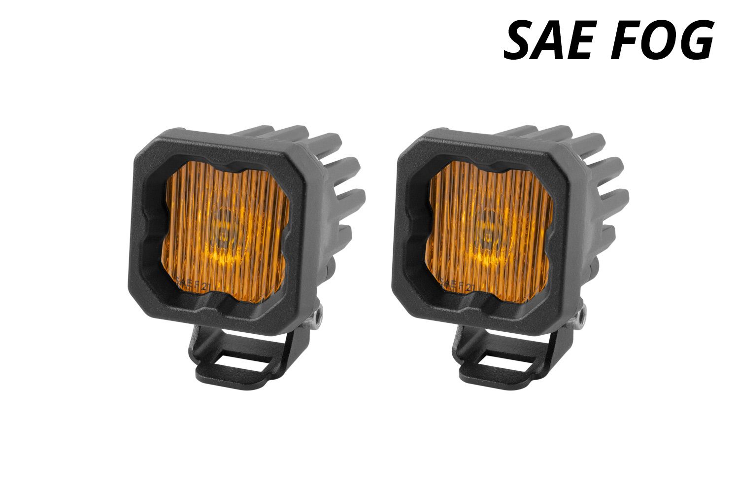 DIODE DYNAMICS | SSC1 Yellow SAE Fog Standard LED Pod (Pair)