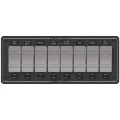 BLUE SEA SYSTEMS | Water Resistant Rocker Switch/Fuse Panels (97883)
