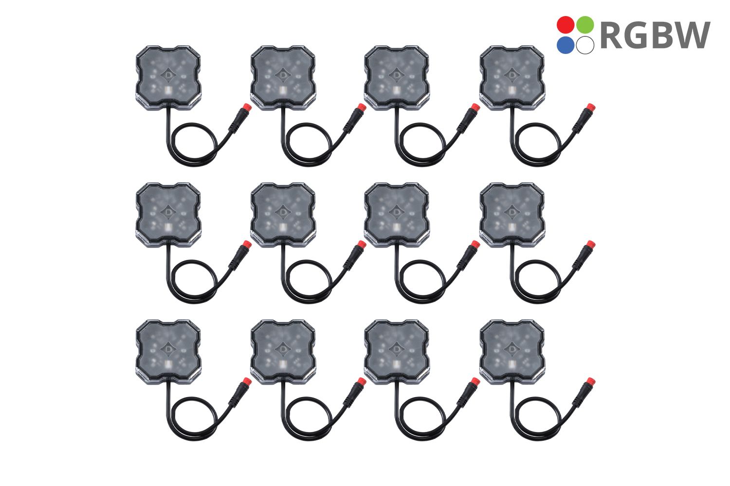 DIODE DYNAMICS | Stage Series RGBW LED Rock Light Kit (12-Pack)