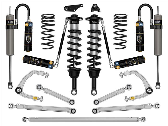 ICON VEHICLE DYNAMICS | Tacoma 4th Gen 2024 1.25-3" 1.25-3" Lift Stage 12 Suspension System Billet (K53302)