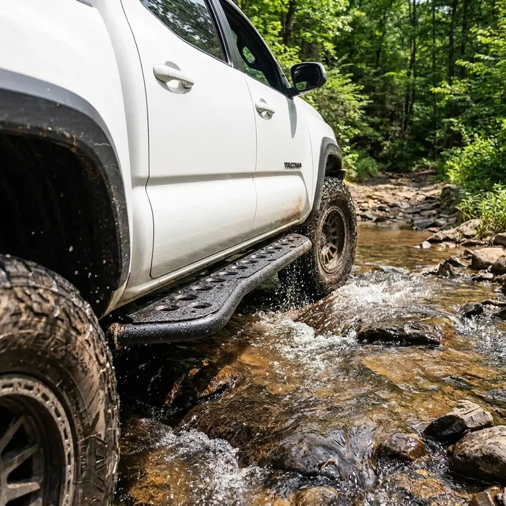 CALI RAISED | Tacoma 3rd & 2nd Gen (2005-2023) Step Edition Rock Slider