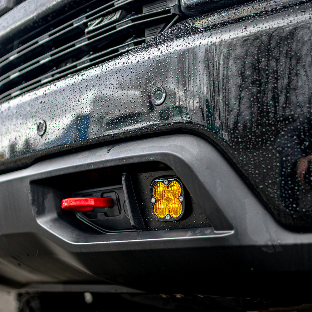 BAJA DESIGNS | Chevy Silverado 2019-2022 & 3500 & 2500 & 1500 HD 2020-2022 Squadron Sport Fog Pocket Light Kit